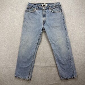 Vintage Levis‎ 505 Jeans Mens 36x30 Blue Denim Pants Distressed Grunge Y2K Work